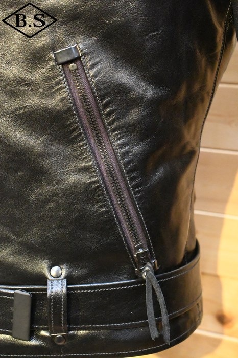 RAINBOW COUNTRY レインボーカントリー レザーベスト M Rainbow Country(レインボーカントリー) Horsehide Down Vest