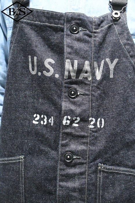 コリンボ カスタム ステンシル オーバーオール サイズXL Colimbo/Old Midshipmen's Bib Overall コリンボ/オールド