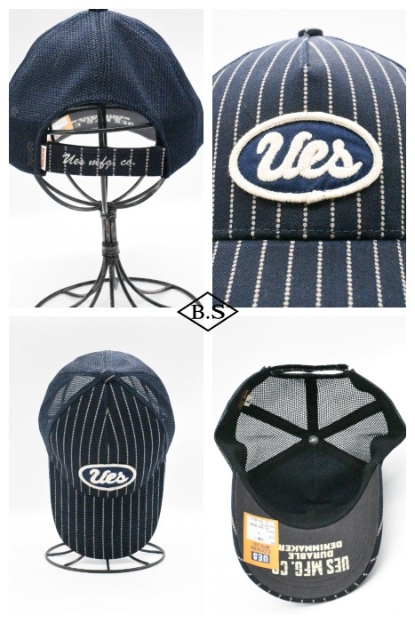 UES / ウエス UES キャップ 82MC-I インディゴメッシュキャップ