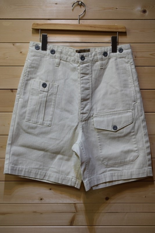 ナイジェルケーボン NigelCabourn 80401351000 LYBRO P-59 WW2 SHORT HB オフホワイト
