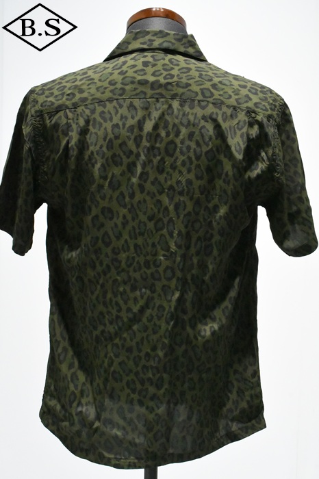 CUSHMAN / クッシュマン CUSHMAN 半袖シャツ 65462 LEOPARD OPEN