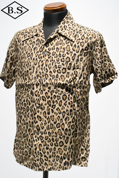 CUSHMAN / クッシュマン CUSHMAN 半袖シャツ 65462 LEOPARD OPEN