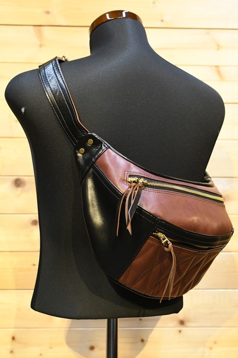 ワイツーレザーBG-09 HORSE HIDE WAIST BAG Y'2LEATHER/ワイツーレザー】BGｰ09/HORSE HIDE WAIST BAG