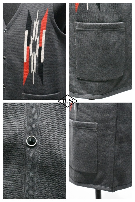 【美品】WESTRIDE NGT NATIVE VEST　サイズ42 WESTRIDE -NGT NATIVE VEST- CHCL
