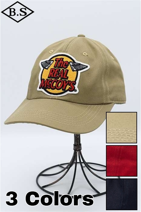 リアルマッコイズ The REAL McCOY'S キャップ THE REAL MCCOY'S LOGO BASEBALL CAP