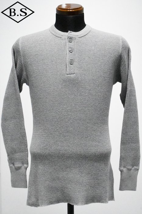 ジェラード JELADO 長袖Tシャツ AB94236 Mega Thermal Henly Neck Salt&Pepper