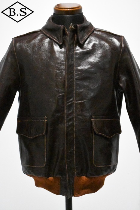 別注 レインボーカントリー RAINBOW COUNTRY RCL-1007BSR A-2 RW ORDER No. W535 AC 16159 SEAL BROWN シールブラウン