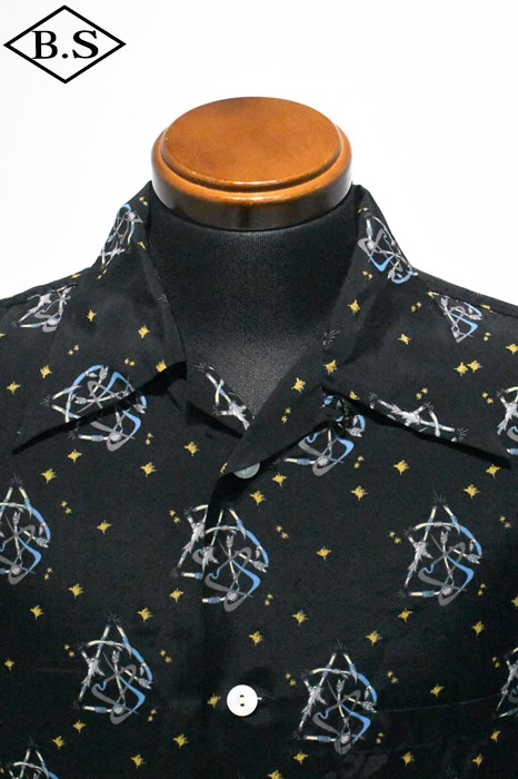 ウエストライド SINNERS MC 半袖ボーリングシャツ WESTRIDE WESTRIDE / ウエストライド WESTRIDE 半袖シャツ SOUVENIR BEGINNING