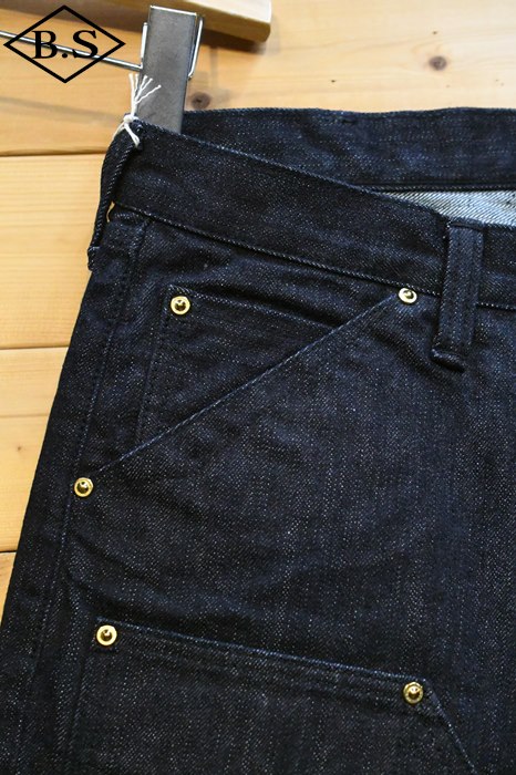 トロフィークロージング　ダークブルーデニムパンツ ダイヤモンドステッチ36インチ トロフィークロージング ダークブルーデニムパンツ ダイヤモンド