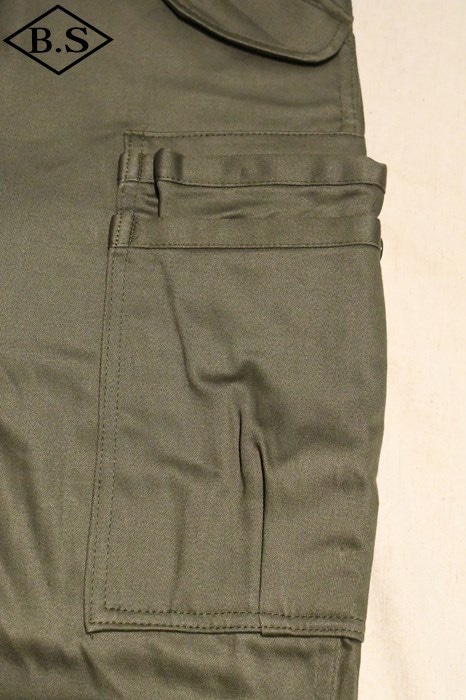 SASSAFRAS　ササフラス　ミリタリーパンツ　カーキ SASSAFRAS(ササフラス)OVERGROWN HIKER PANTS -WORK SATIN OLIVE