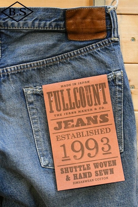 フルカウント　デニム　1108 ダートフォード　新品　34インチ FULLCOUNT フルカウント 1108 NEW STRAIGHT DARTFORD ダート