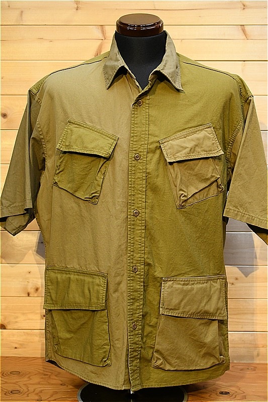 ナイジェルケーボン 半袖シャツ Nigel Cabourn 8040-00-1104-1-3 DESERT ARMY SHIRT S/S ベージュ