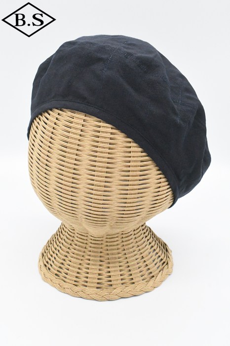 [美品]porter classic ポータークラシック ベレー帽 navy 紺 Porter Classic - LINEN BERET (NAVY) - リネン ベレー帽