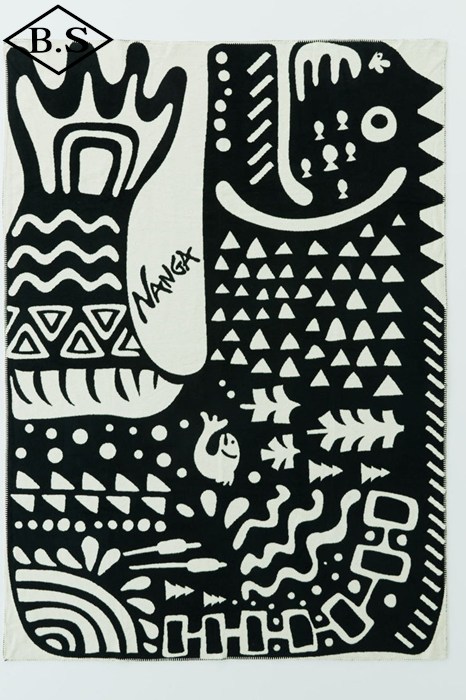 ナンガ NANGA 小物 ANCIENT FISH COTTON BLANKET S エイシェントフィッシュコットンブランケット シングル