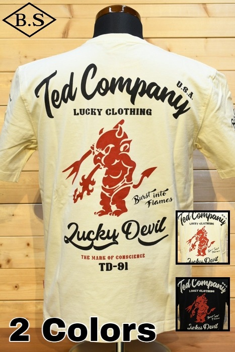 テッドマンＴシャツ TEDMAN TDSS-547 Lucky Devil  エフ商会