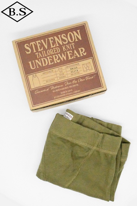 スティーブンソンオーバーオール STEVENSON OVERALL ボクサーパンツ Y-Front Athletic Boxer OLIVE