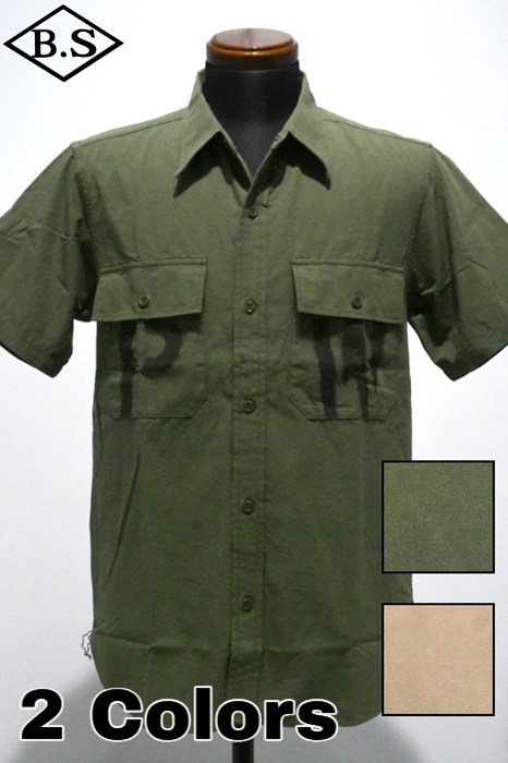 ジェラード JELADO 半袖シャツ CT21114B S/S Officer Shirt PW Stencil Custom