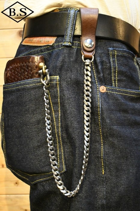 オーパス インセプション OPUS INCEPTION 小物 IPC-05 UKサドル＆ブラスチェーン ブラウン×シルバー