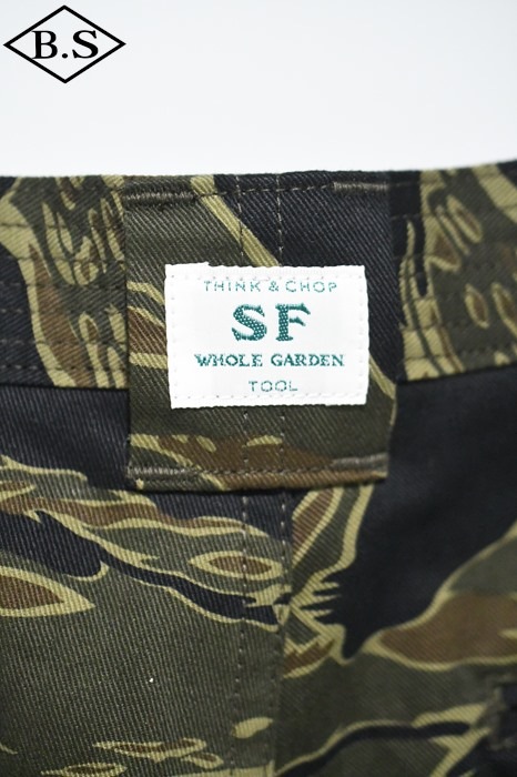SASSAFRAS WHOLE GARDEN 迷彩パンツ M