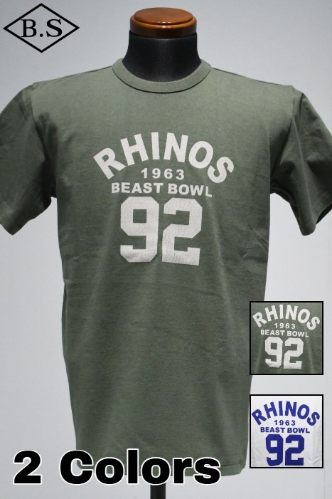 フェローズ PHERROW’S 半袖Ｔシャツ 25S-PMT5 RHINOS