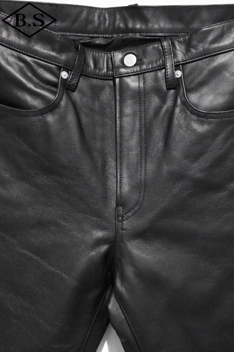schott レザーパンツ 楽天市場】gm/SCHOTT レザーパンツ ブルー STEERHIDE LEATHER 28