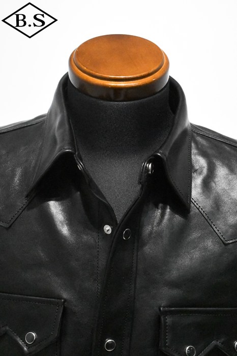 MASSES / マシス MASSES レザージャケット HORSE LEATHER SHIRT