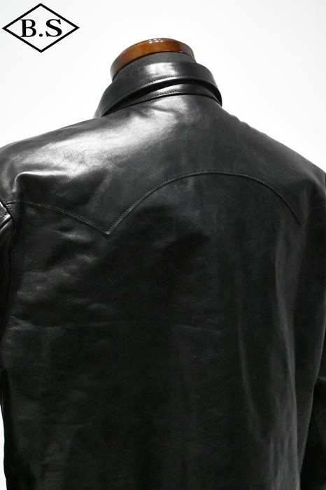 MASSES / マシス MASSES レザージャケット HORSE LEATHER SHIRT