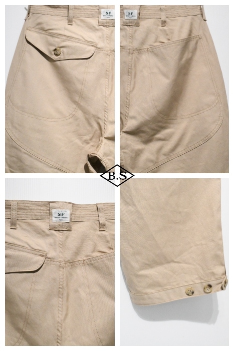 SASSAFRAS / 【NON WASH】ササフラス SASSAFRAS パンツ SF