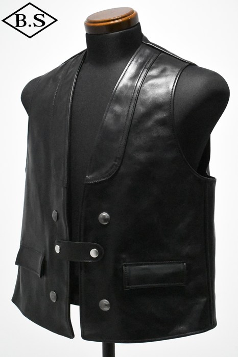 ブランド別 / マシス MASSES ベスト HORSE LEATHER VEST VINTAGE