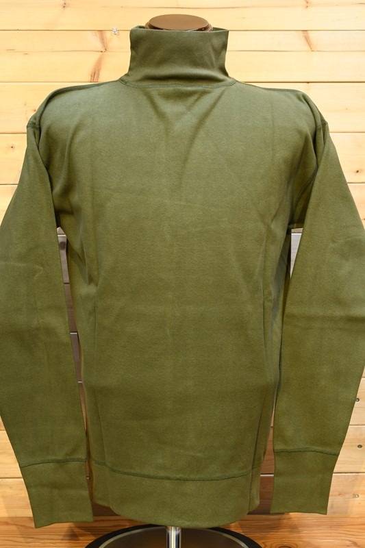 ナイジェル ケーボン 長袖Ｔシャツ Nigel Cabourn 8041-00-20030 4way ハイネックシャツ グリーン