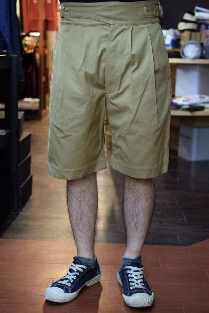 短パン / リアルマッコイズ REAL McCOYS MP19009 GURKHA SHORTS カーキ