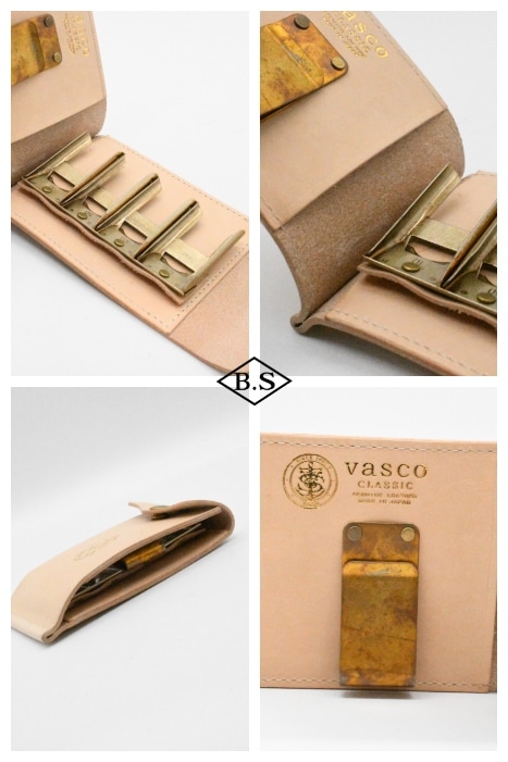 ウォレット / ヴァスコ VASCO マネークリップ VSC-710N LEATHER NAVAL