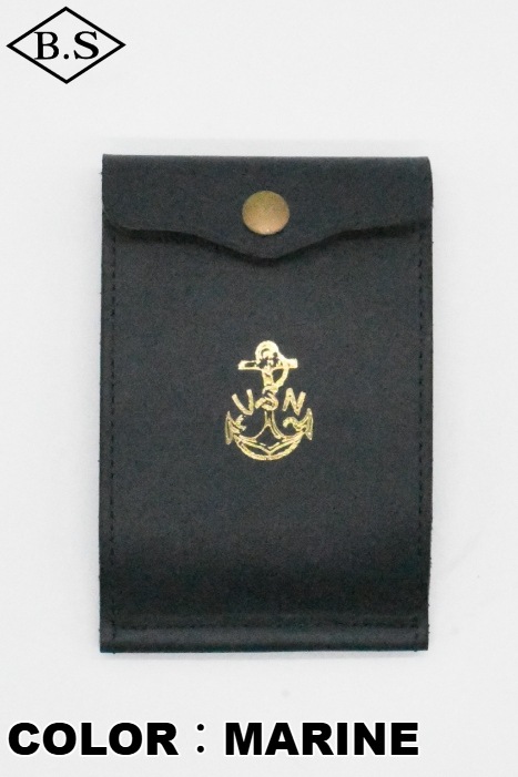 Vasco / ヴァスコ VASCO マネークリップ VSC-710N LEATHER NAVAL MONEY