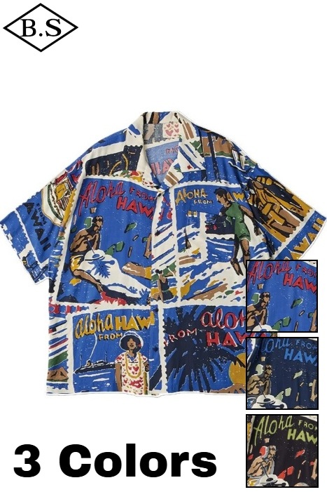 【sale20％OFF】【期間限定ポイント5%】ポータークラシック PORTER CLASSIC シャツ HAWAIIAN OUTDOOR ALOHA SHIRT