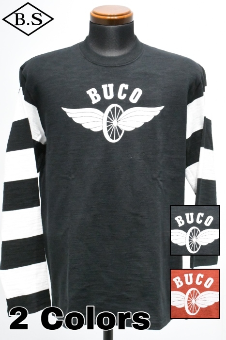 リアルマッコイズ　ブコ　BUCO　長袖　Tシャツ　42　L　黒　ブラック リアルマッコイズ/BUCO BC23004 BUCO L/S TEE THIS IS AN