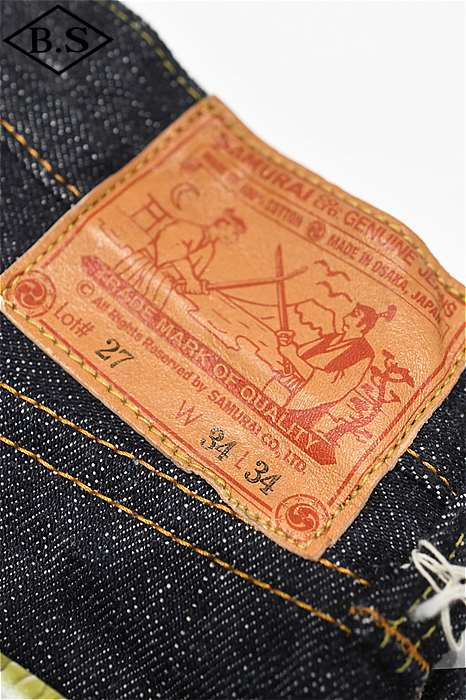 ゆ*ら様 コヤンイサムチョン♥️新柄サンダーBIGデニム風ブラウン アイテム別 / サムライジーンズ SAMURAIJEANS デニム S511XX19ozll