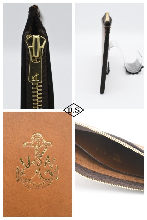 ヴァスコ 財布 梵 Vasco / ヴァスコ VASCO ウォレット VSC-721ZN LEATHER NAVAL ZIP LONG