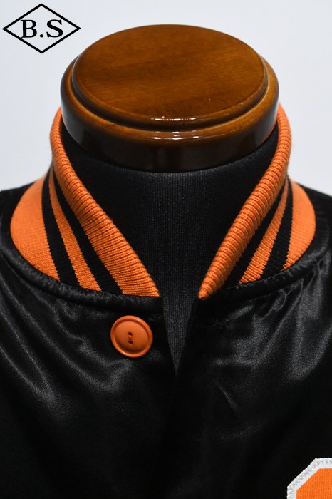 新品 Champion サテンジャケット ボタン スタジャン ボタスタ 25SS 2c51bbd56fb4a3458a76f3c4e4e9c5