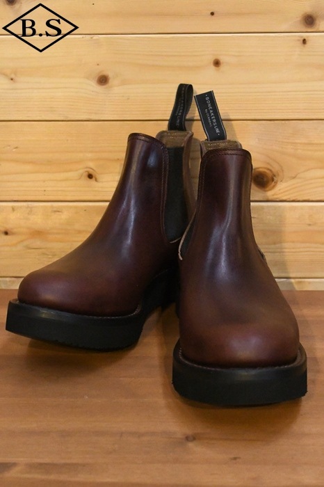 ゼローズ ブーツ ZERROW’S BSG-1 BONEAKERS LINE SIDE GORE #2021 ブニーカーズライン サイドゴアブーツ D.BRN ダークブラウン