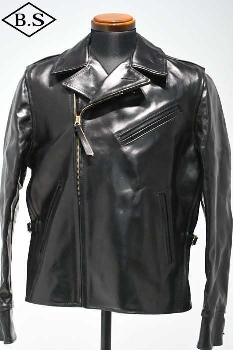 エアロレザー AERO LEATHER レザージャケット ボードレーサー 黒 Aero Leather／Board Racer | CALIFORNIA HARVEST