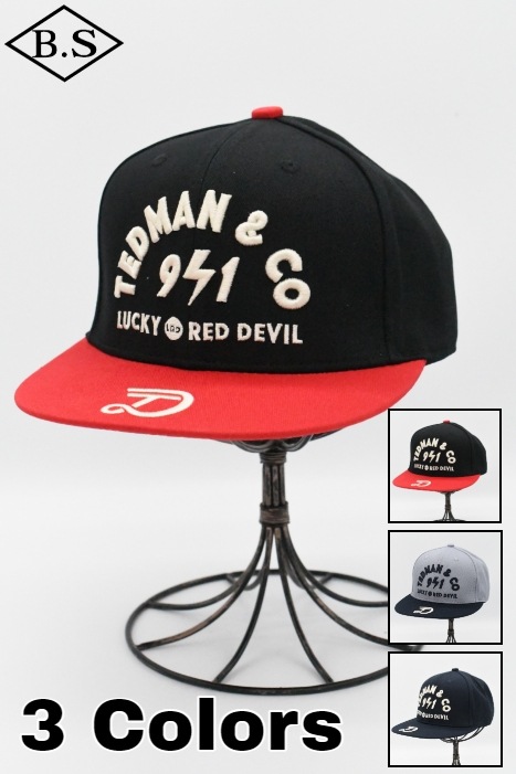 テッドマン TEDMAN キャップ TDC-9200 『ストレートキャップ』