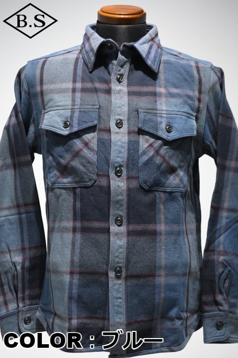 UES / ウエス UES 長袖シャツ 502451 エクストラヘビーネルシャツ