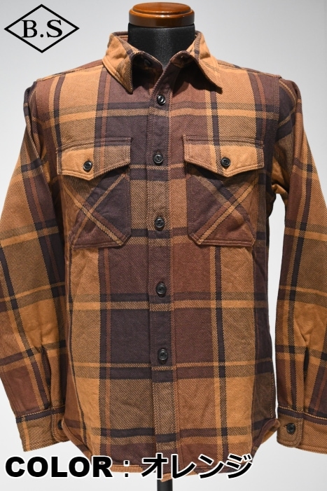 UES / ウエス UES 長袖シャツ 502451 エクストラヘビーネルシャツ