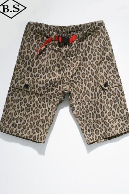 クッシュマン CUSHMAN マットソンズ MATTSONS スウェットショートパンツ 62461 CARGO SHORT PANTS (EASY WAIST) Leopard