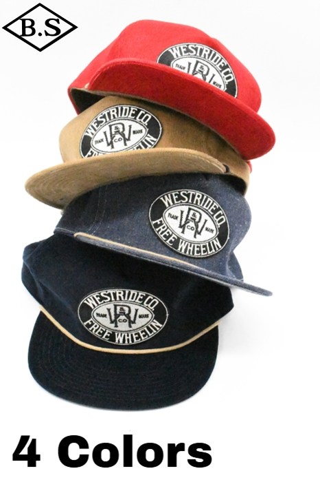 ウエストライド WESTRIDE キャップ BB CAP26-1  FREE WHEELIN’