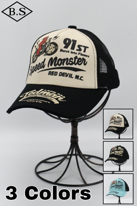 テッドマン TEDMAN メッシュキャップ TDC-8800 『SPEED MONSTER』