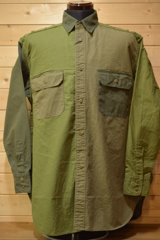 【新品未使用】Nigel Cabourn 40s ARMY MIX SHIRT Nigel Cabourn 40S Army Mix Shirt - , Vintage Military
