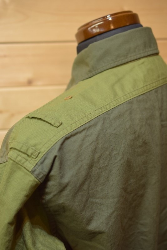 【Nigel Cabourn】長袖シャツ 48 【オリーブグリーン】 $_12.JPG?set_id=880000500F