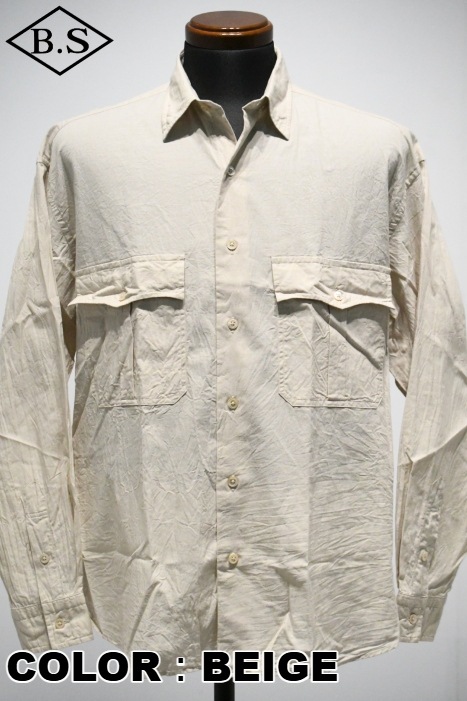 長袖シャツ / 【sale20％OFF】ポータークラシック PORTER CLASSIC 長袖