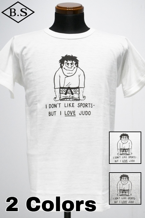 ジョングラッコー Tシャツ ウエアハウス John Gluckow by WAREHOUSE Tシャツ Lot JG-CS06 I LOVE JUDOT 